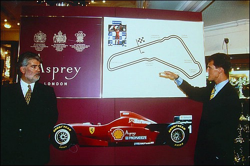 Richard with Michael Schumacher